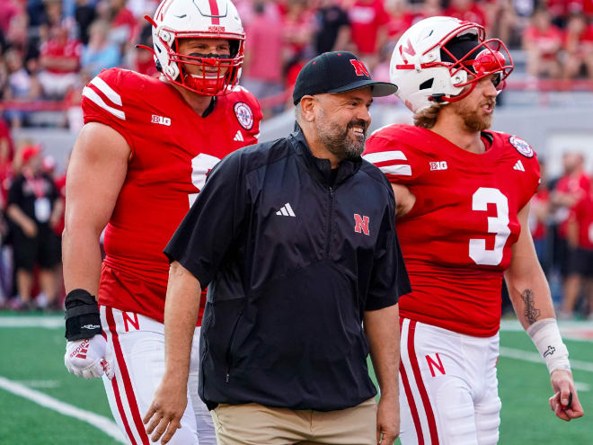 Nebraska football coach Matt Rhule