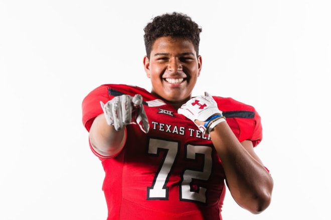 Caleb Rogers on his Texas Tech official visit this past weekend