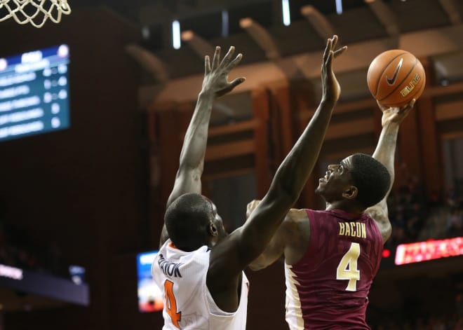 Dwayne Bacon led FSU with 29 points in a rare win at Virginia on Saturday.