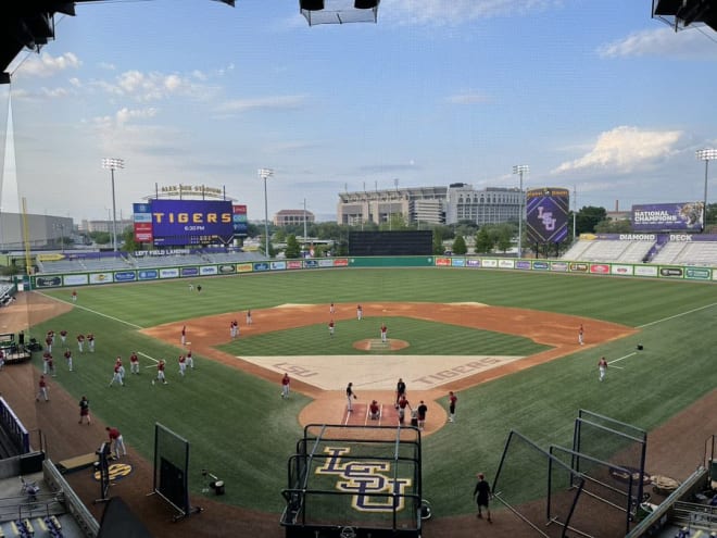 Follow along as Arkansas begins its series at LSU on Friday.