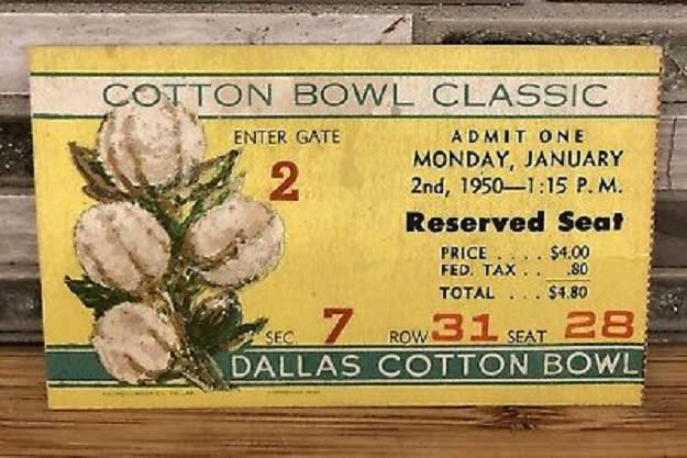 UNC's last major bowl game was the Cotton Bowl on Jan. 2, 1950.