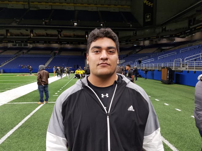 Future Buckeye defensive tackle Tommy Togiai has impressed during Army Bowl week.