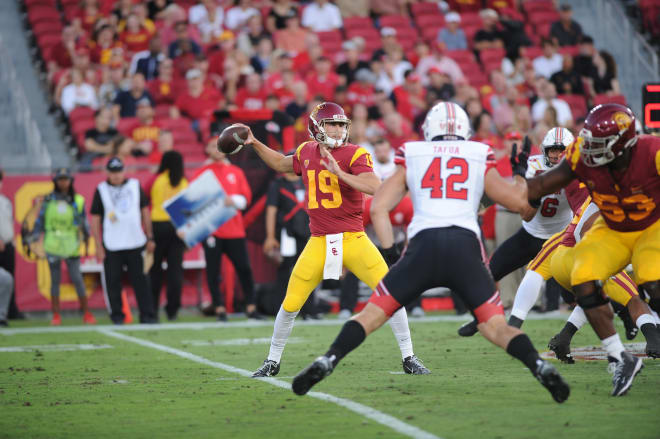 Fink only had 18 career passing attempts before completing 21 of 30 vs. the Utes.