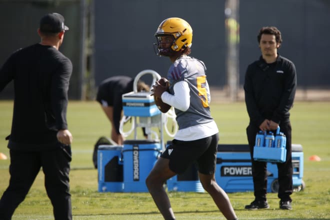 Former ASU QB Jaden Rashada 