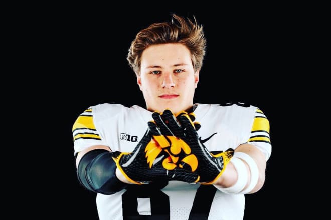 Florida tight end Jonathan Odom made a two-day visit to Iowa City this weekend.