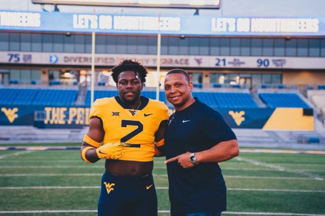 Dunbar was able to visit the West Virginia Mountaineers football program.