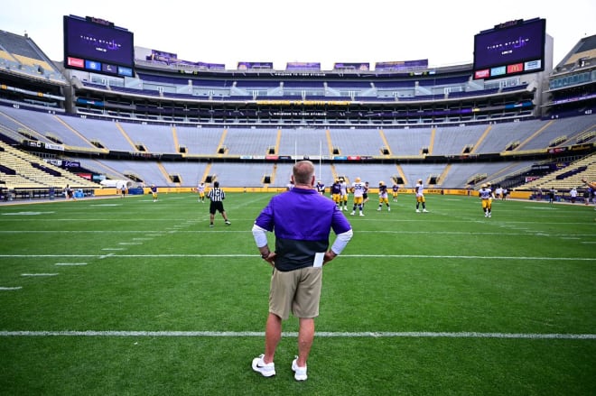 Orgeron: LSU RB Emery academically ineligible this season