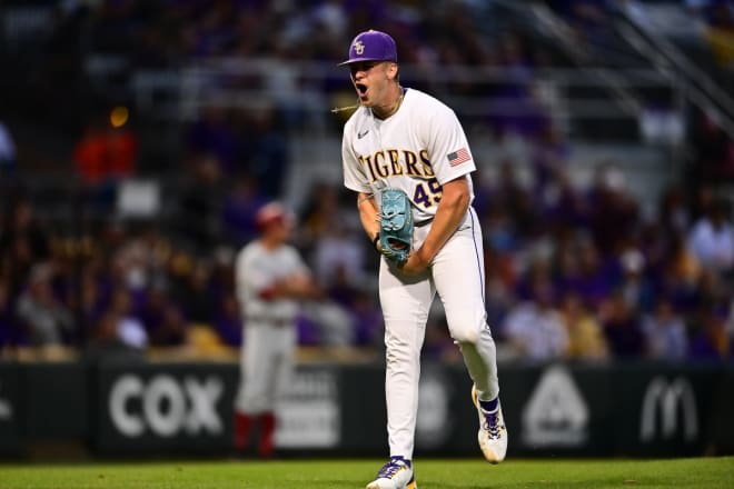 After sitting out almost all of last season recovering from Tommy Johns surgery, LSU reliever Javen Coleman struck out six and was credited with the pitching win in the Tigers' 12-8 Saturday night victory over Alabama in Alex Box Stadium.