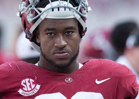 Alabama linebacker Shaun Dion Hamilton was not pleased with his defense's performance against Colorado State. Photo | USA Today