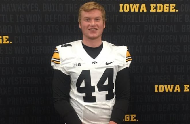 Jake Karchinski picked up a scholarship offer from Iowa today.