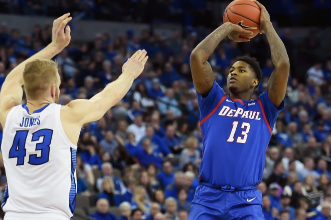 Darious Hall played significant minutes for DePaul last season.