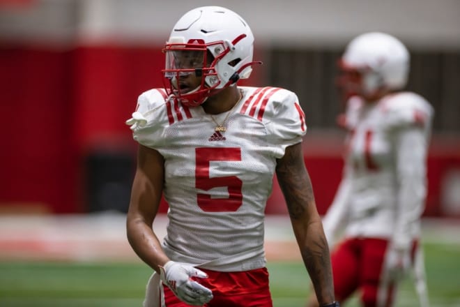 Arizona State transfer Tommi Hill has emerged as one of the leading candidates in Nebraska's cornerback competition this spring.