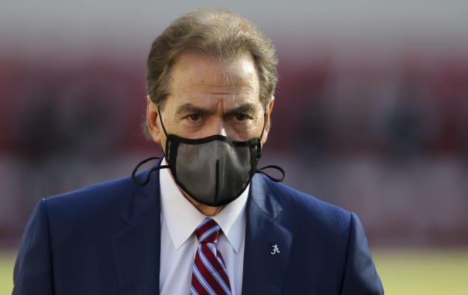 Alabama Crimson Tide head coach Nick Saban. Photo | Imagn