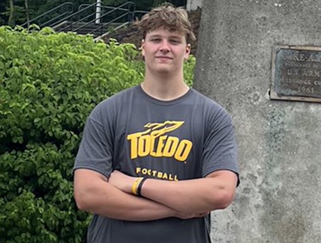 Wisconsin offered junior offensive tackle Cam Clark on Monday. 