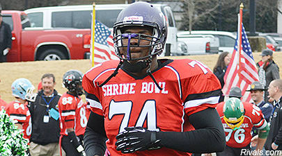 South Carolina commit Dennis Daley participated in the Shrine Bowl his senior season of high school.
