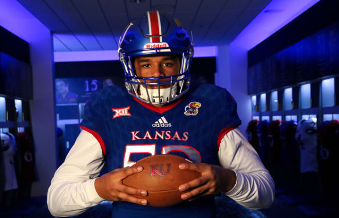 The Jayhawks were searching for a middle LB and found a good one in Kenny Bastida