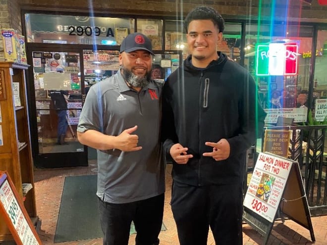 Tony Tuioti and 2022 DL target Brodie Tagaloa. 