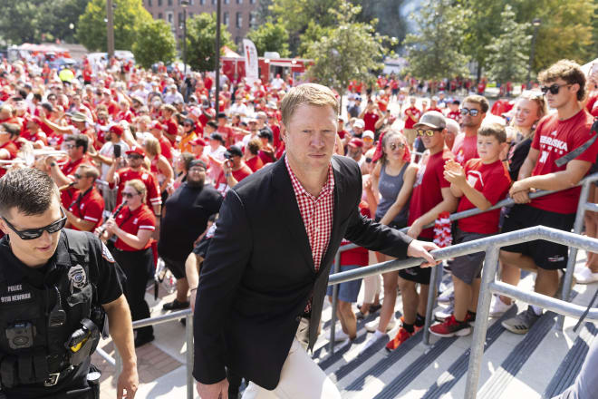 Head coach Scott Frost. 