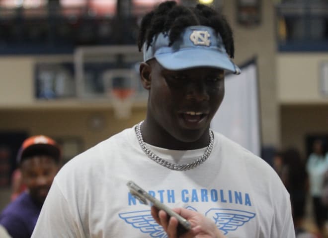THI caught up with 5-star offensive lineman David Sanders on Sunday in Charlotte, and here is that interview.