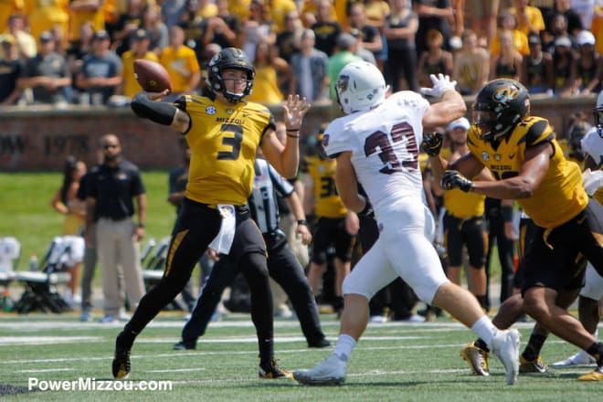 Drew Lock threw for 531 yards and 7 touchdowns against Missouri State