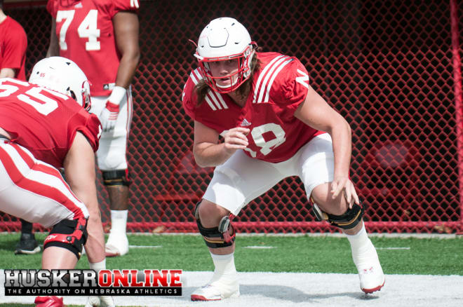 Nebraska's offensive line remains a big work in progress heading into the final week of spring ball.