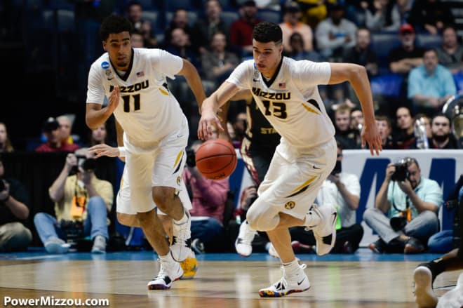 Michael Porter Jr. dribbles the ball up the court during Missouri's 67-54 loss to Florida State Friday in the first round of the NCAA Tournament.
