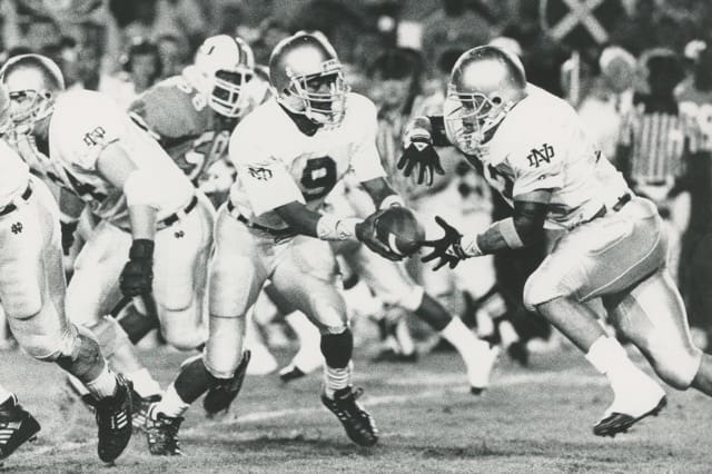 Quarterback Tony Rice and fullback Anthony Johnson were part of the 1986 recruiting class.