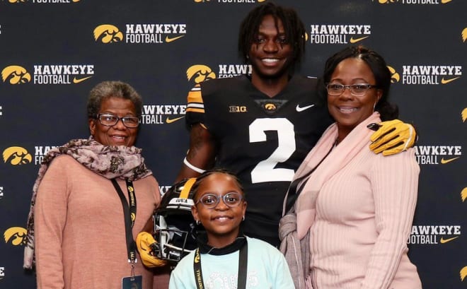 Javon Foy and family made an official visit to Iowa City this past weekend.
