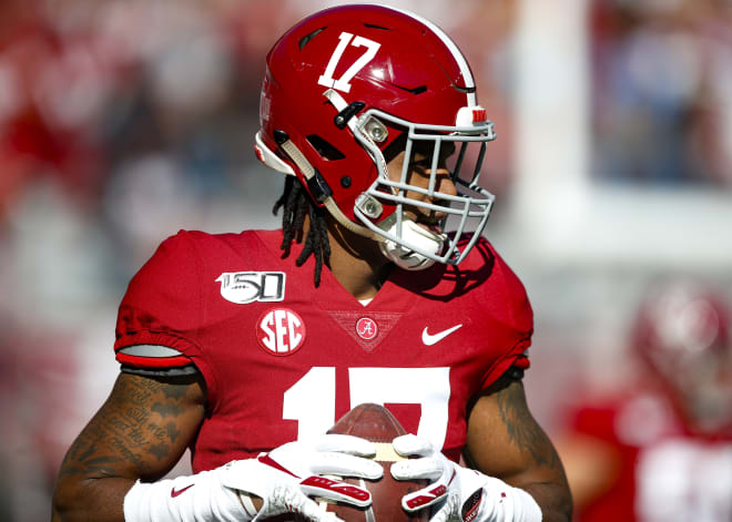 Alabama Crimson Tide receiver Jaylen Waddle. Photo | Getty Images