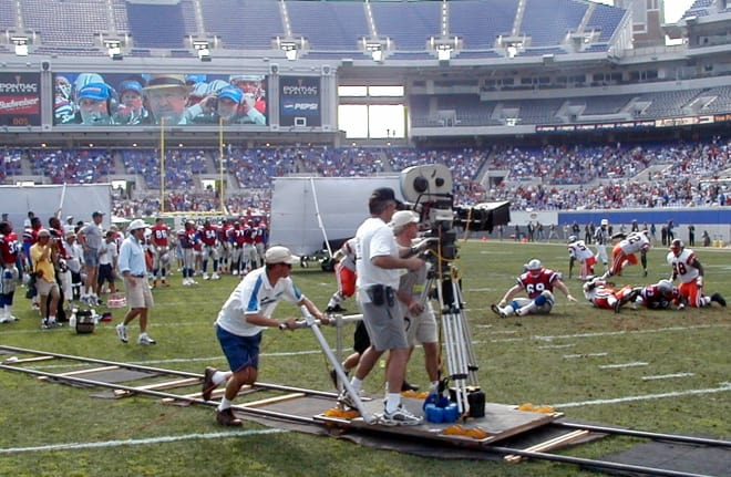 Filming "The Replacements" 