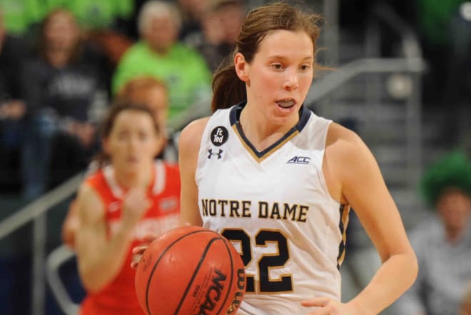 Madison Cable scored 13 points in Notre Dame’s rout of No. 24 Syracuse.
