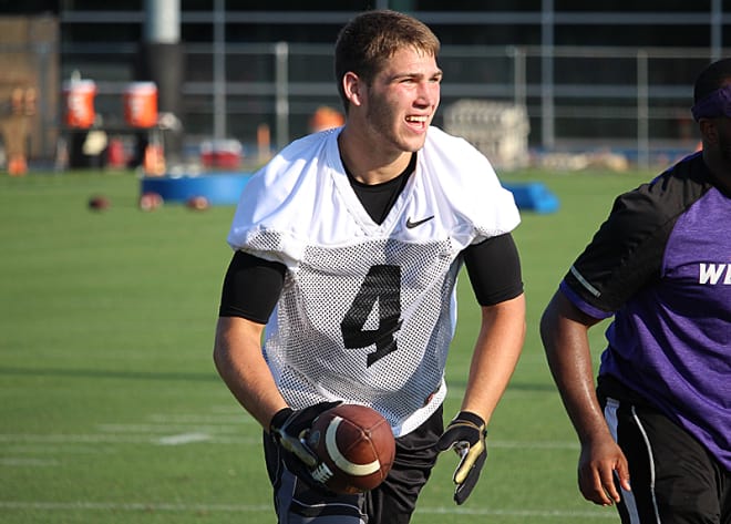 Jack Kiser worked out at linebacker at Purdue's late-July camp and was offered soon thereafter.