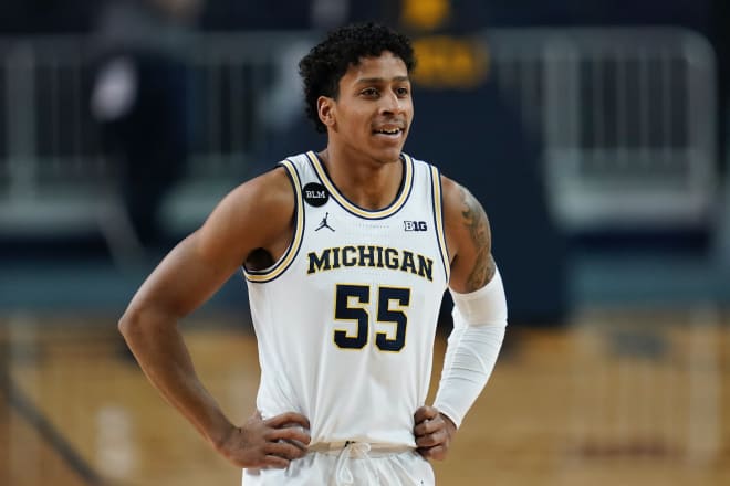 Michigan Wolverines basketball guard Eli Brooks has emerged as an elite defender.