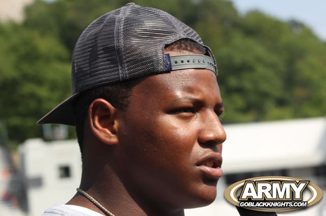 Rivals 2-star DT Dontae Wilson during his visit to Army West Point back on Sept. 10th