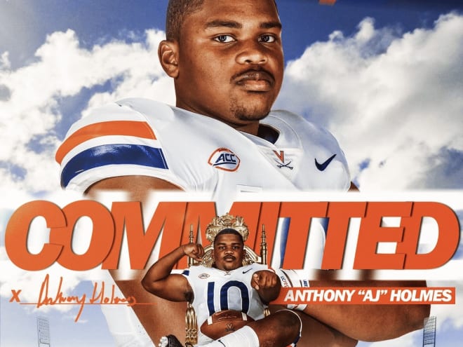 Three-star DL Anthony Holmes knew coming over the mountains that Virginia was different.