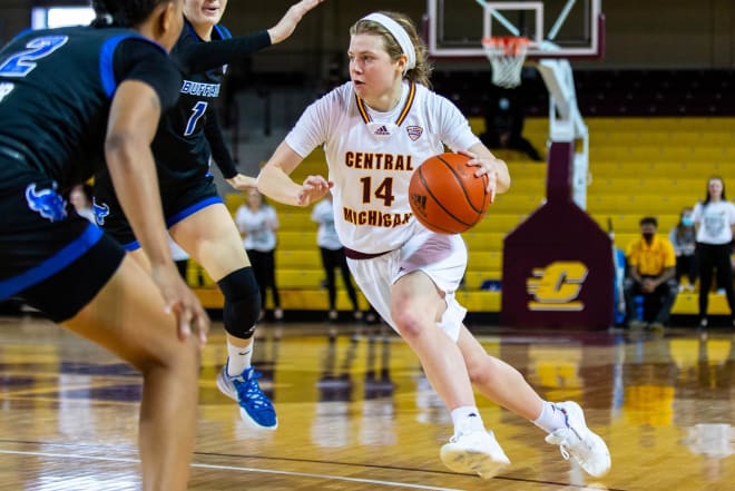 Iowa added transfer Molly Davis to their roster. (Photo: Central Michigan Athletics)