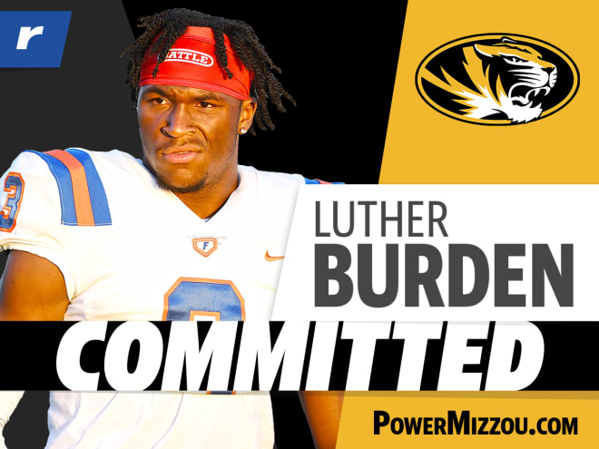 College football recruiting: Luther Burden, No. 2 WR in 2022 class, commits  to Missouri over Alabama, Georgia 