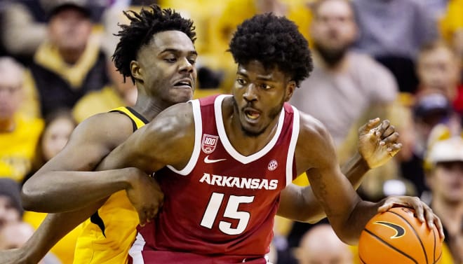Arkansas fell to the Missouri Tigers, 79-76, on Wednesday in Columbia. 