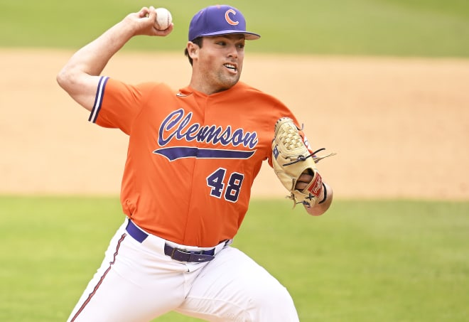 Clemson veteran reliever Rob Hughes.