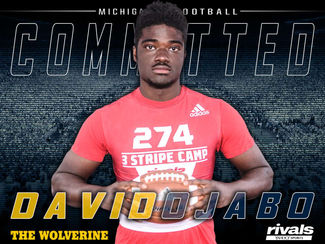 Three-star strongside defensive end David Ojabo has tremendous upside and he'll try to realize it at Michigan.