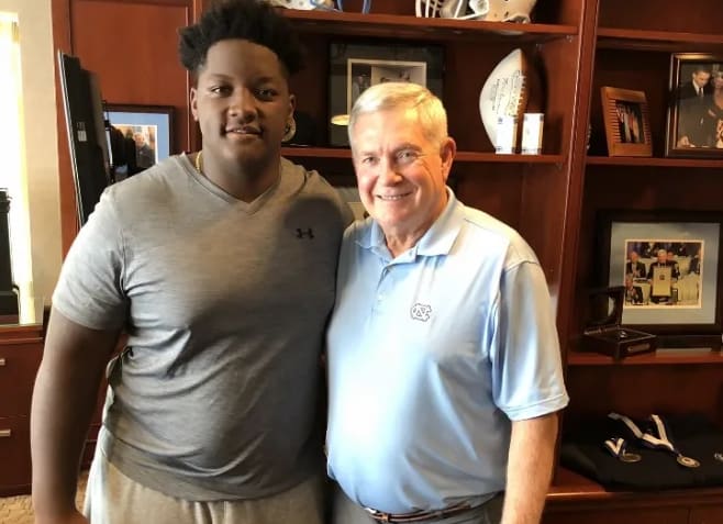 Class of 2021 OL Jared Wilson has been to UNC just once so far, but he loved the visit and getting to know about UNC.