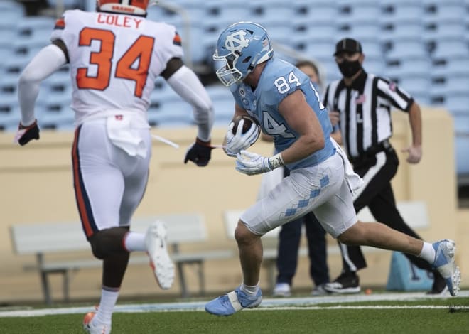 Wlaston scored two touchdons in 2020, including in the opener versus Syracuse.