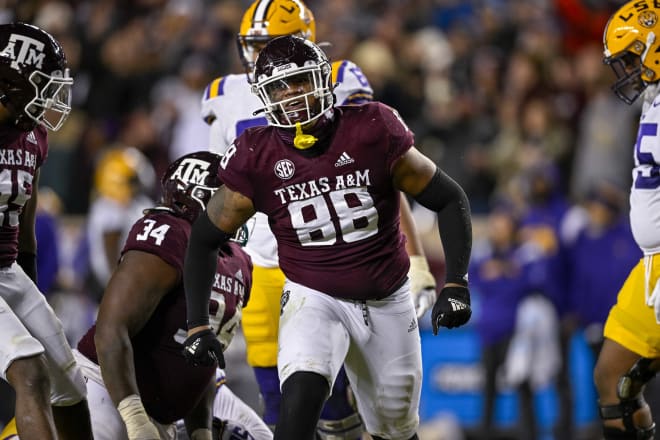 Texas A&M defensive lineman Waltern Nolen. Photo | Jerome Miron-USA TODAY Sports