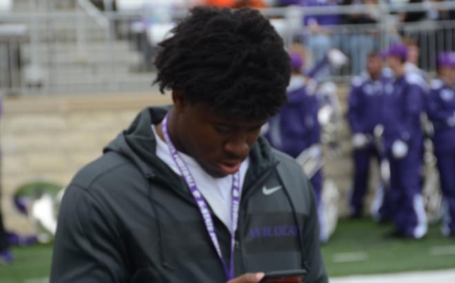 4-star RB Daniel Carter on his official visit to K-State. 