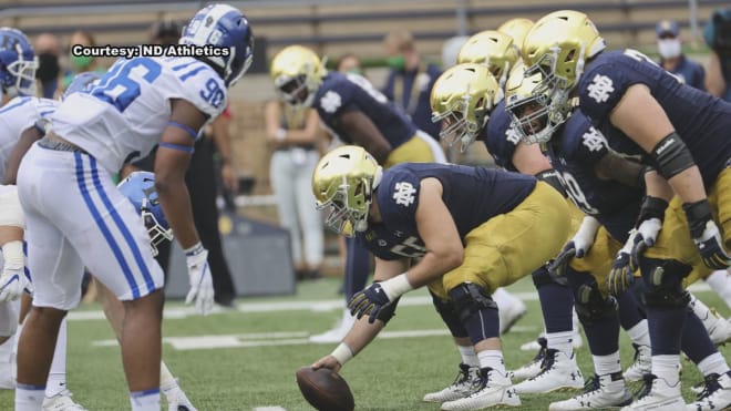 Notre Dame Fighting Irish football offensive line