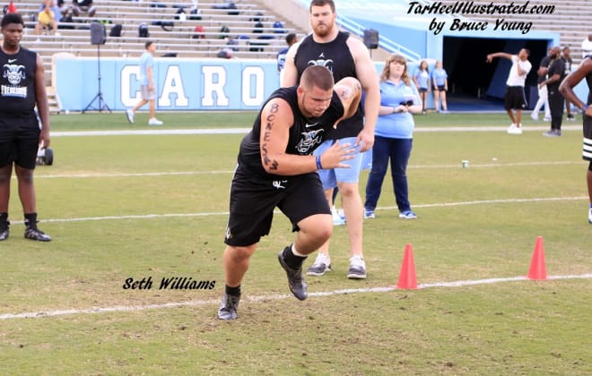 Seth Williams has visited UNC three times in the last two months, the most recent was at last Saturday's cookout.