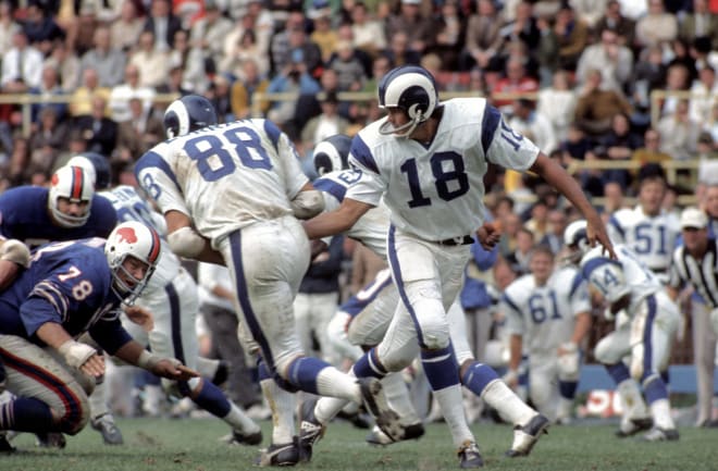 Former NC State quarterback Roman Gabriel was the No. 1 overall pick in the 1962 AFL Draft, and the No. 2 pick in the NFL Draft. He picked the Los Angeles Rams and the NFL.