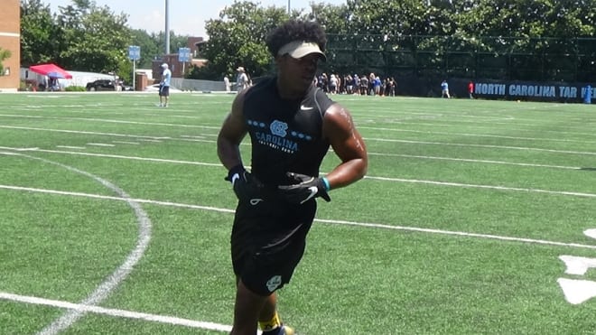 4-Star LB Rocky Shelton was offered after camping at UNC, but his interest in the Heels is such he wants more communication.