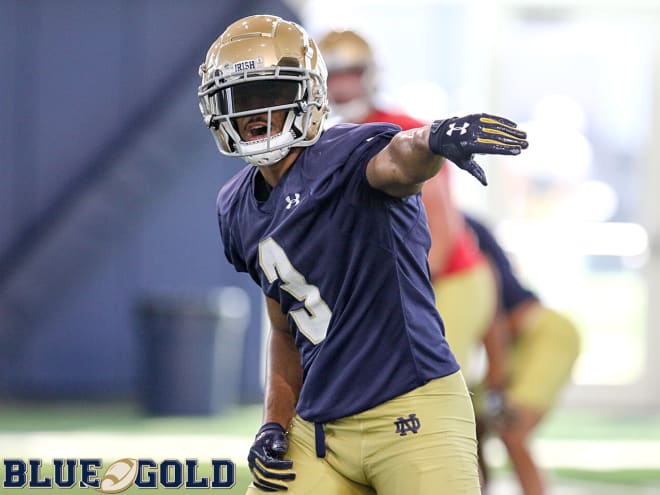 Notre Dame Fighting Irish football wide receiver Avery Davis