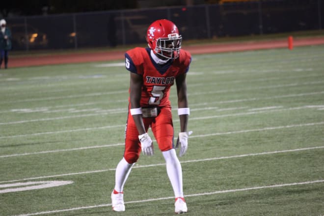Alief Taylor WR Tyler King is a standout on both the varsity football and track & field teams